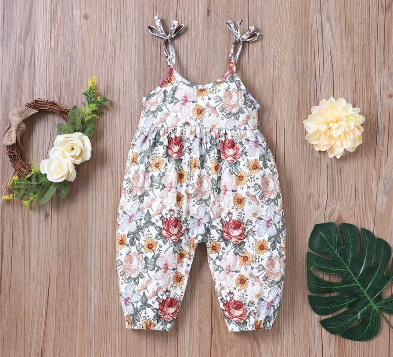 Long Flower Jumpsuit