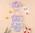 Bows and flowers 3 piece Swimsuit