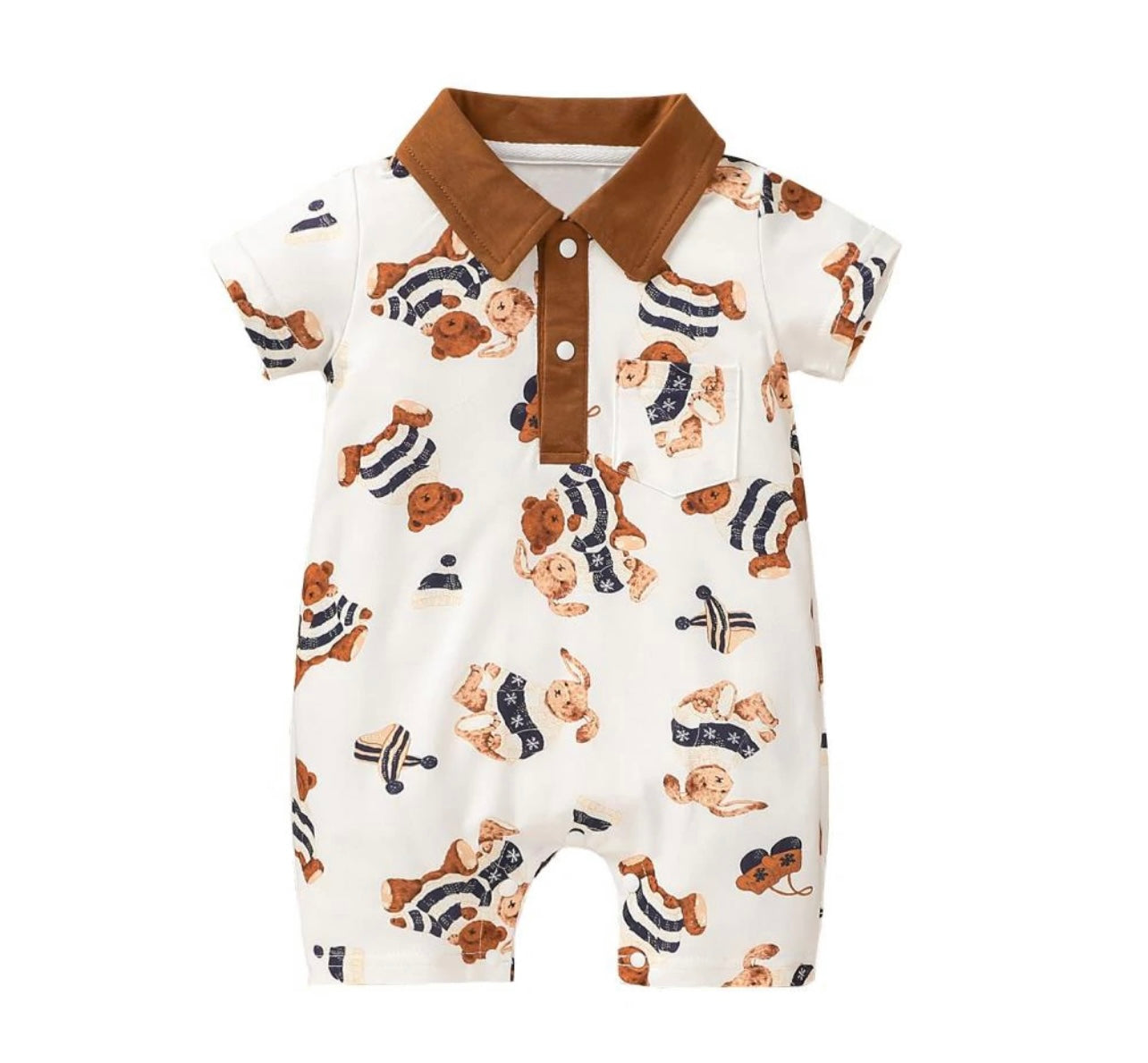 Gentle Baby Bear Jumpsuit