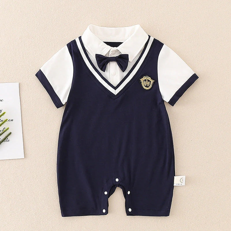 Embroided Baby Boy Jumpsuit