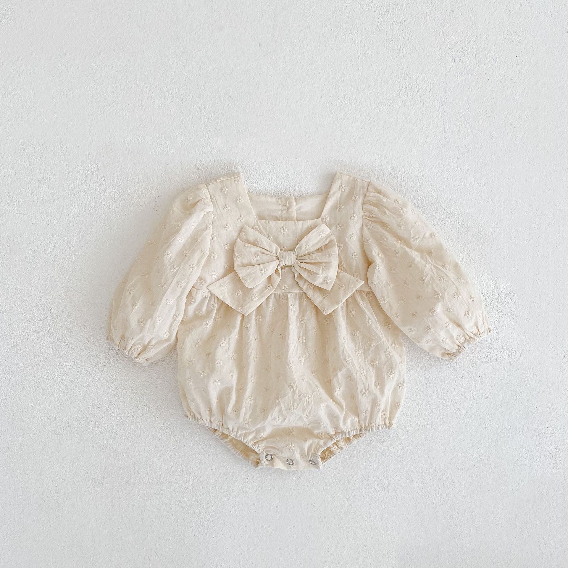 Beige Lace romper